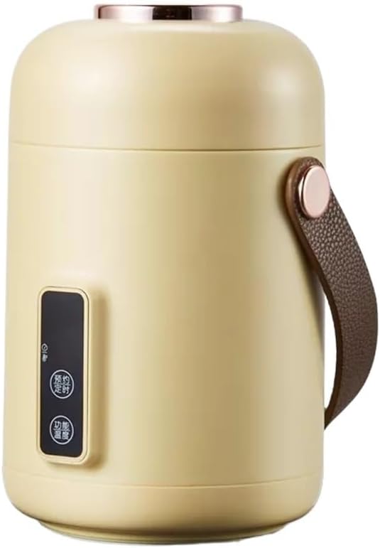 500ml Rice Cooker Travel Kettle Slow Cooker Portable Stew Pot Multi-purpose Pot Cooking Cup 1