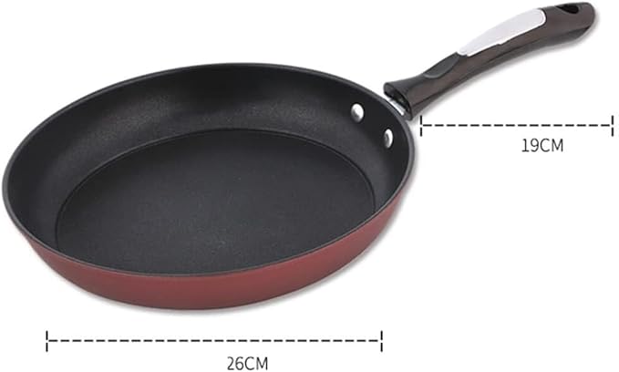 Non-Stick Cookware Set Aluminum Alloy Soup Pot Frying Pans &amp Milk Pan with Anti-Scalding Handle Visible Lid Quick Clean