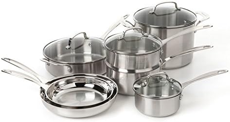 Cuisinart CLCS-11 11-Piece Stainless Steel Cookware Set