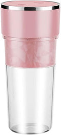 Portable Blender Personal Blender with Rechargeable USB Made with BPA-Free Material Portable Juicer (Color : Pink)