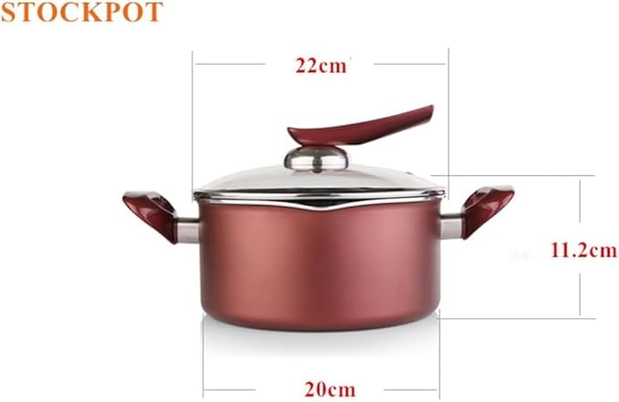 Pots and Pans Set 3 Piece Cookware Set Wok Frying Pan Soup Pot With Glass Lid Aluminum Alloy Non-Stick Cooking Pot Set Kitchen Kitchen Cooking Set
