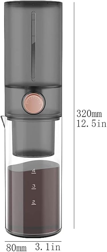 Beverage Equipment 800ML Cold Brew Coffee Maker Drip-Type Ice Brewed Coffee Maker with Adjustment Knob Home Office Siphon Coffee Maker Siphon Coffee Maker