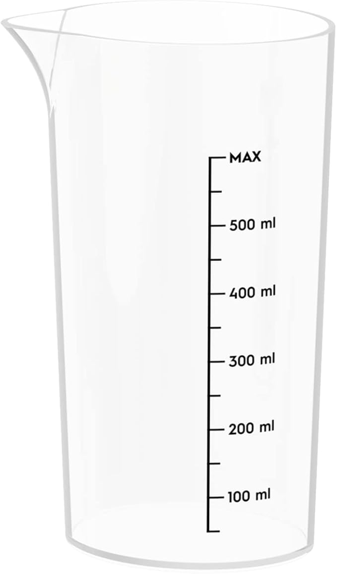 AEG HB4-1-4GG Hand Blender Power 600 W 2 Speeds Turbo Function Includes 0.6 L Cup with Measuring Cup Dishwasher Safe Cup BPA-Free Black
