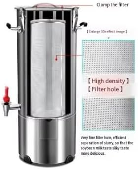 Commercial Soy Milk Machine Automatic Soy Milk Making Machine with Filter and Timer Blende Boil Auto-Clear Keep Warm11L Soy Milk Maker
