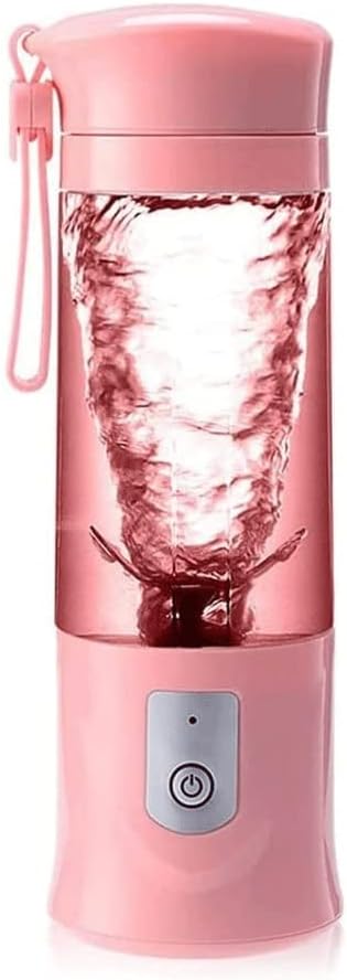 Personal Blender - Smoothie Blender for Milkshake Fruit Vegetables Drinks SmoothieSmall Mini Food Blenders Processor Shake Mixer Maker with400ML Travel Cup(Pink)