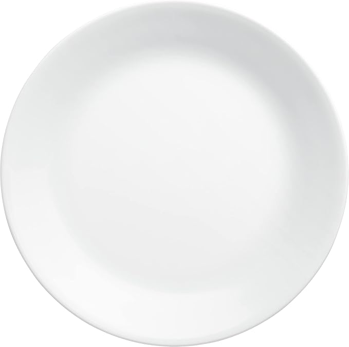 Corelle Vitrelle 4-Pieces 10.25 Glass Dinner Plates &amp Vitrelle 18-Piece Service for 6 Dinnerware Set &amp Vitrelle 6-Piece Salad Plates Set