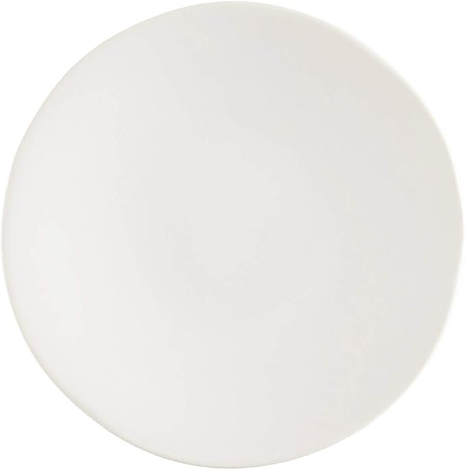 Fortessa Vitraluxe Dinnerware Heirloom Matte Finish Bread &amp Butter Plate 6.25-Inch Linen Set of 4