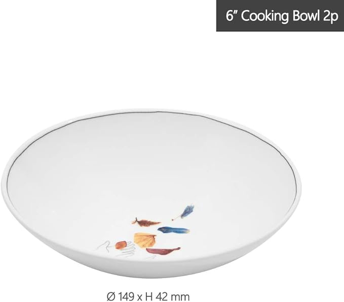 Hankook Chinaware Bouquet of Flowers Dining Set for 4 Dinnerware Korean Fine Bone-China Dojagi