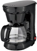 YUEWO 750ML Filter Coffee Maker 40-Min Keep Warm with Drip-proof Design 650W Drip Coffee Maker Fast Brewing for Instant Coffee Espresso Macchiato for Kitchen Office Black
