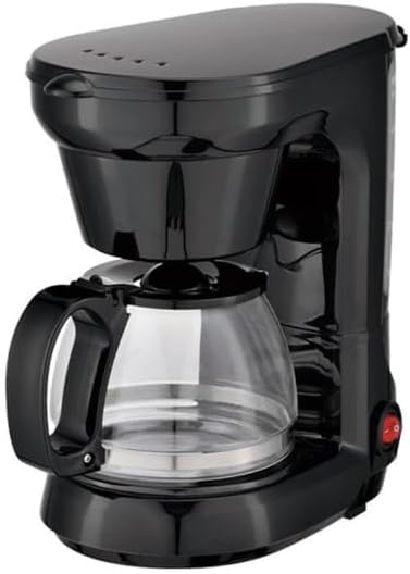 YUEWO 750ML Filter Coffee Maker 40-Min Keep Warm with Drip-proof Design 650W Drip Coffee Maker Fast Brewing for Instant Coffee Espresso Macchiato for Kitchen Office Black