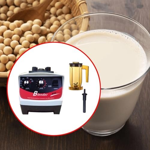 High-Speed Countertop Blender 20000RPM Professional Smoothie Maker with Tamper - Ideal for Bubble Tea Milk Foam Shaker Cup Easy to Use and Clean