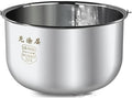 Rice Cooker Inner Pot Compatible for Midea 4L MB-FD4018/WFS4029/FS4017/FS4018D Rice Cooker Inner Pot 304 Rice Cooker Stainless Steel Inner Pot 316 Inner Pot(304 Inner Liner 4L)