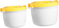 Zerodeko 2pcs Rice Cooker Insulated Microwave Lid Steamer Pot Portable Rice Cooker