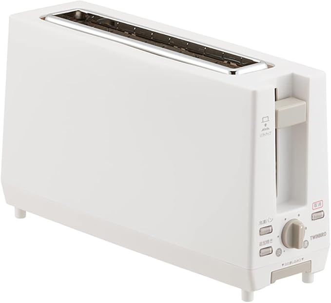 Twin bird TWINBIRD Pop up Toaster (running out of 4~8 Sheet one piece) TS-D404W white Japan used li