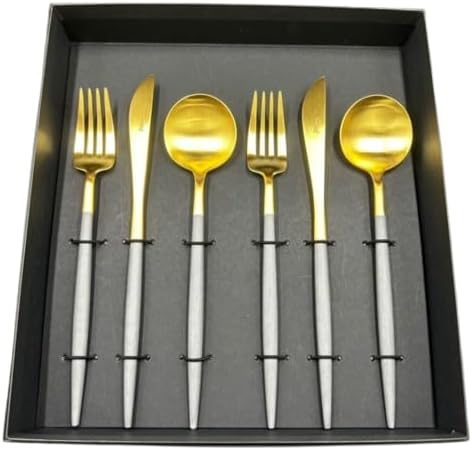 Cutipol GOA Gray Gold Dinner Set 6 Pieces