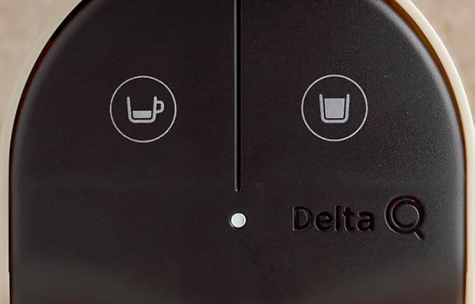 Delta Q Quick Espresso Capsule Machine – Compact Size – Works ONLY with Delta Q Pods (Red)