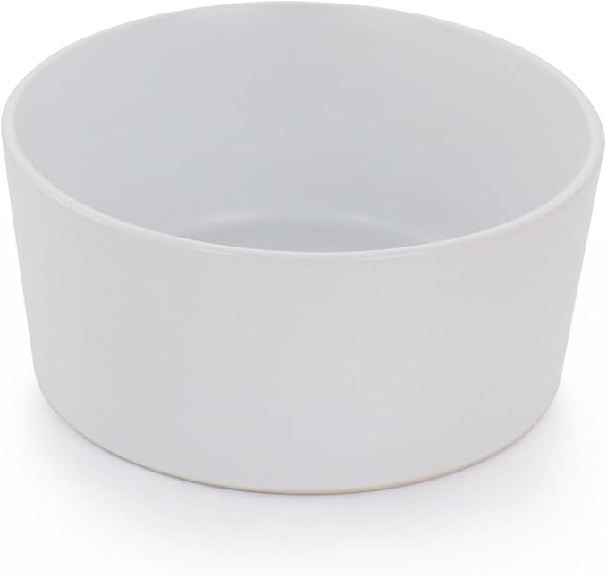 Luxmatte 20-Piece Stoneware Dinnerware Set – Modern Matte Finish Dish Set for 4 Microwave &amp Dishwasher Safe – Includes Dinner Plates Salad Plates Bowls and Mugs in Four Colors (White)
