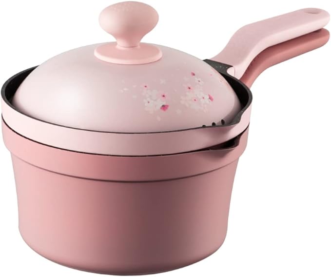 Solid Nonstick Cookware Set Pan Pan Pan with Lid Set for All Induction Cooktops 18cm