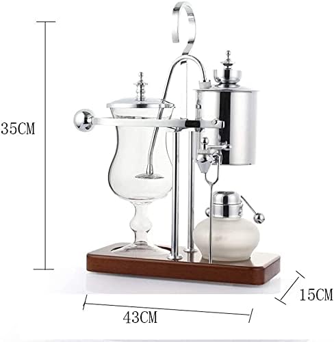 Coffee Maker Home Business Creative Manual Coffee Machine Coffee Pot Set Coffee Machine Manual Two Colors Optional Coffee Machine (Color : Silver) 20240311