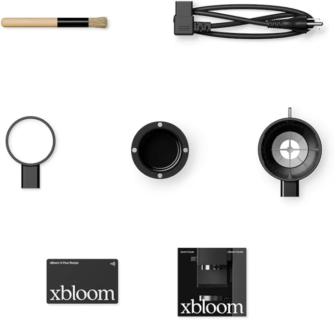 xBloom Studio – The Ultimate Coffee Machine – Drip Coffee Maker with Integrated Grinder Scale and 3 Levels of Automation Midnight Black