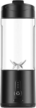 Fit for Portable Blender with 6 Blades - Powerful USB Rechargeable Personal Juicer for Shakes &amp Smoothies(Black blender B)