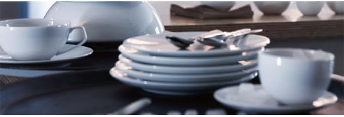 Rosenthal TAC Gropius White - 12 Pieces for 6 People Porcelain Dinner Set Modern Crockery White