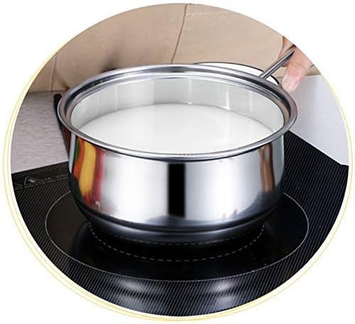 Durable 3pcs Stainless Steel Cookware Set Flat Bottom Frying Pan Soup Pot Milk Pot Kit Great for Gas Stove Induction Cooker Electric Furnace etc (Color : Style one) (Color : Sty