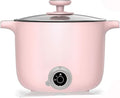Household Electric Rice Cooker Household Multifunctional Mini Rice Cooker/Frying Pan/Wok/Soup Pot Ceramic Non-Stick Pot For 1-2 People(Style 1)