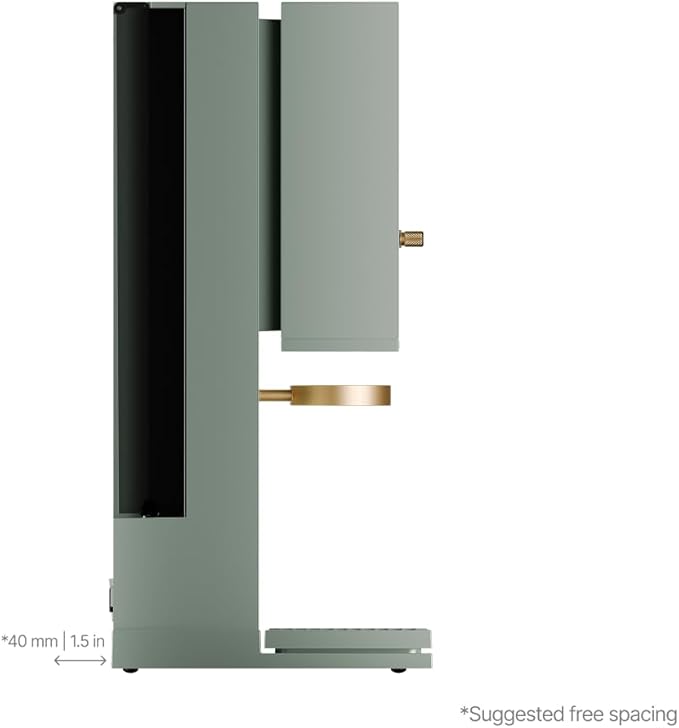 xBloom Studio – The Ultimate Coffee Machine – Drip Coffee Maker with Integrated Grinder Scale and 3 Levels of Automation Sage Green x Gold
