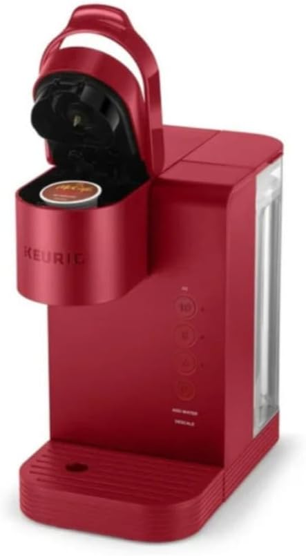 Keurig K-Express Essentials Single Serve K-Cup Pod Coffee Maker with 45oz Reservoir Fast Brewing Back-to-Back Cups and Energy Efficient (Red)