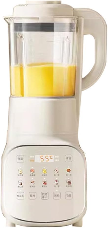 Commercial Blender Smoothie Maker Household Multifunctional Food Processor Silent Broken Wall Cooking Machine 12h Smart Reservation Can Make Smoothies Milkshakes Soy Milk Juice and More