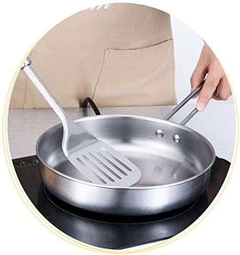 Durable 3pcs Stainless Steel Cookware Set Flat Bottom Frying Pan Soup Pot Milk Pot Kit Great for Gas Stove Induction Cooker Electric Furnace etc (Color : Style one) (Color : Sty