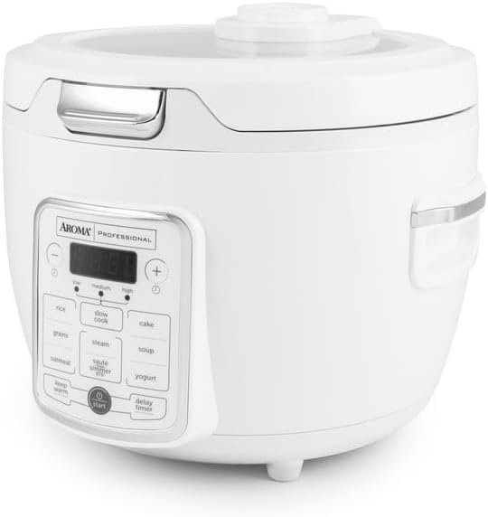 Professional 20-Cup (Cooked) / 4Qt. Digital Rice &amp Grain Multicooker (Renewed)