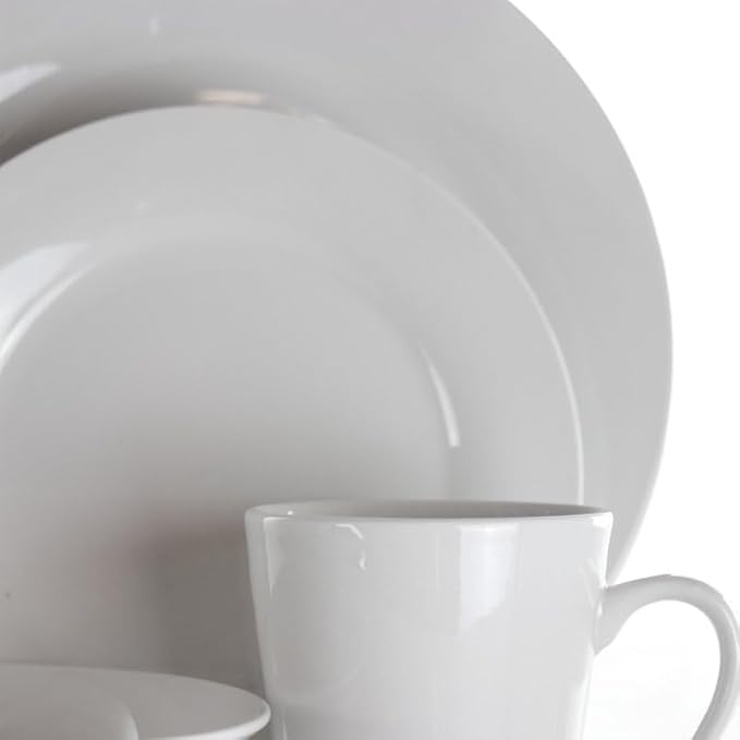 16 Piece Porcelain Dinnerware Set Dish Household Plate Ceramic Bowl Cutlery Combination