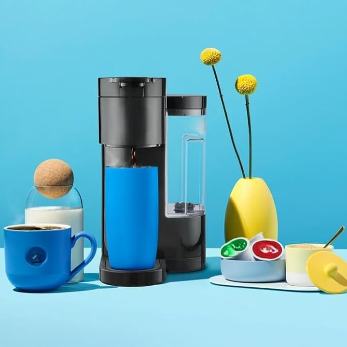 KeurigK K Express Essentials Single Serve K Cup Pod Coffee Maker 3 cup sizes (6 8 and 10oz) Fast Fresh Brew 30oz Removable Water Reservoir (Black)