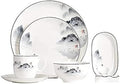 Porcelain Plate and Bowl SetDinnerware Set for Home or Special RestaurantChinese Bone China Tableware Set