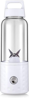 Portable Ice Breaking Electric Juice Cup Small Juice Cup Household Juicer Portable Juice Blender (White JP_7.4V)