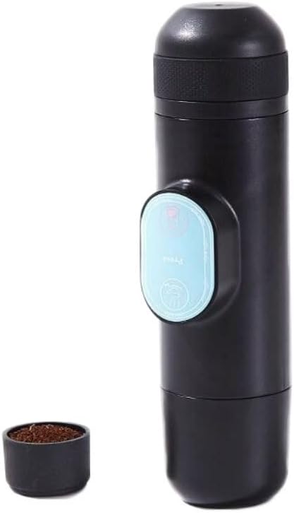 Electric Portable Coffee Machine Black Ground Coffee Capsules Mini Espresso USB Rechargeable Coffee Machine