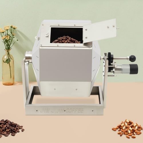 Coffee Bean Roaster 14.5L/3.83Gal Coffee Bean Baker Peanut Roaster with a Speed Controller for 0.04in Coffee Beans Peanuts Nuts Soybeans Gas Stoves