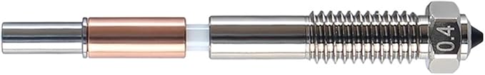 for QIDI Plus4 Bimetallic Nozzle 0.4mm Resistance Quick Removal Ceramic Insulation Integration Nozzles for QIDI Plus4