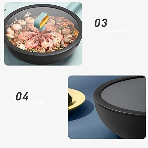 Pots and Pans Set 4pcs Cookware Set Non Stick Soup Pot Frying Pan Wok Milk Pan Gas Induction Cooker General Purpose Kitchen Kitchen Cooking Set