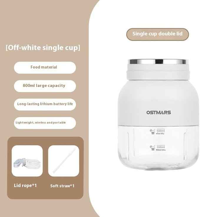 OSTMARS Portable Juicer Blender Small Fruit Blender Cup Household Automatic Juicer 500ml
