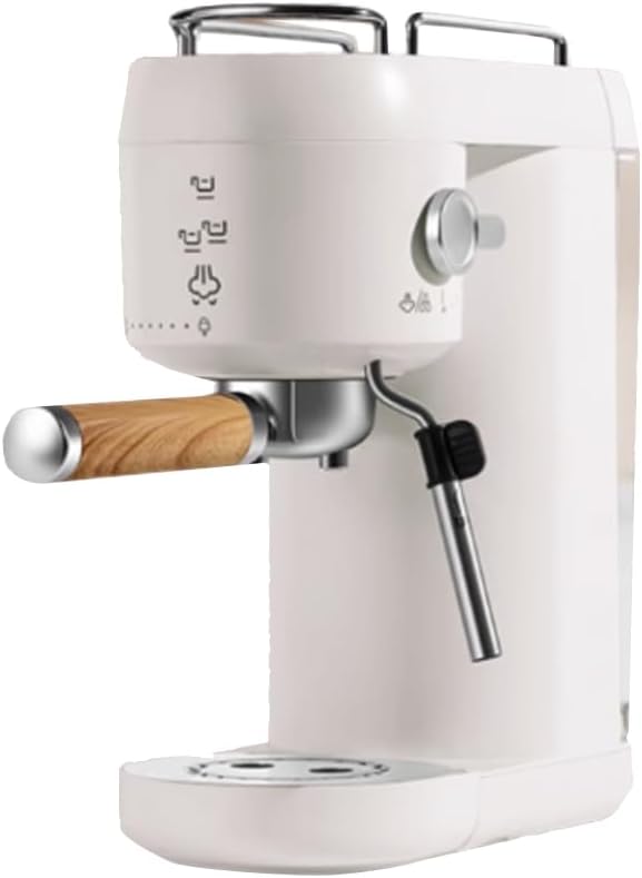 1L Espresso Coffee Machine With 20 oz Stainless Steel Espresso Milk Frothing Pitcher Jug Frother CupWith Coffee Decoration Mold Tool