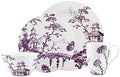 Scalamandre Toile Tale Amethyst 4-piece Dinnerware Place Setting by Lenox