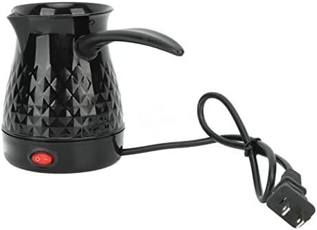 Yosoo Mini Turkish Style Coffee Maker 600ml Electric Turkish Coffee Pot with Removable Anti Scald Handle 600W Hot Water Kettle for Tea Coffee