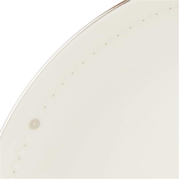 Narumi 41635-33357 Jill Stuart Dinnerware Set White Ribbon Pattern Set of 2 Stylish Cute 4-Piece Set Made in Japan Gift Box