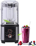 Commercial Smoothie Blender 2200W with Quiet Shield 2L Food Grade Pitcher FastIce Crusher Self Cleaning Feature Heavy Duty Design
