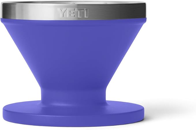 YETI Pour Over Coffee Maker Accessory Ramblers Designed for Perfect Coffee Extraction Anywhere Stainless Steel fits any V60 Filter Ultramarine Violet