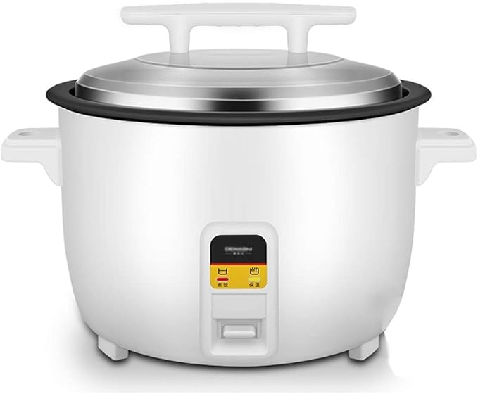 Commercial Rice Cooker | Non-Stick Aluminum Removable Inner Pot | Auto Switch from Cook to Warm | Stainless Steel Lid | Old-Fashioned Large Rice Cooker(23L)