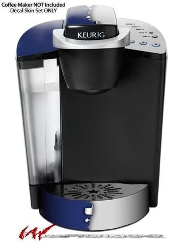 Decal Style Vinyl Skin compatible with Keurig K40 Elite Coffee Makers Ripped Colors Blue Gray (COFFEE MAKER NOT INCLUDED)